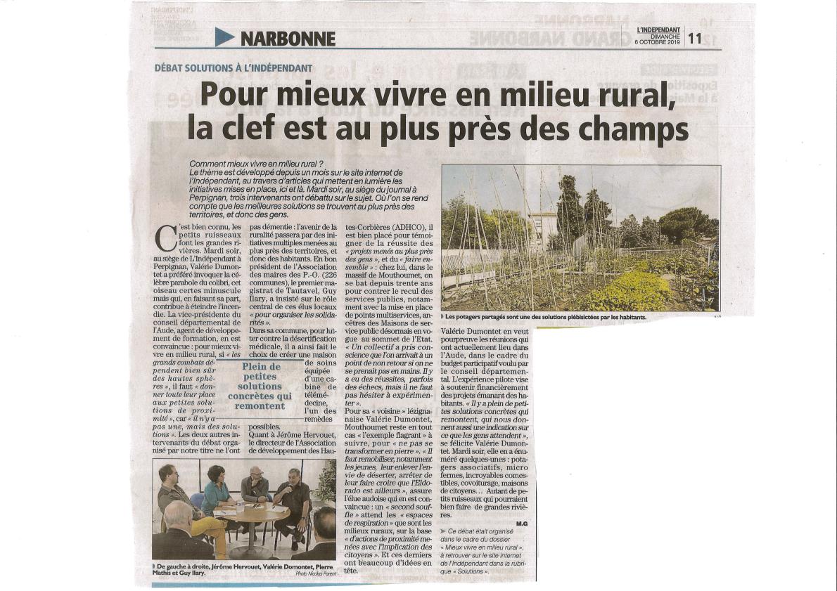 article servie en milieu rural octo 2019