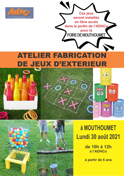 affiche jeux extérieur