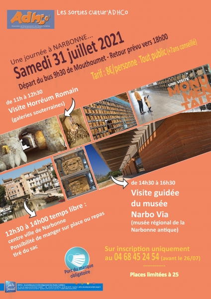 Affiche Sortie Narbo Via