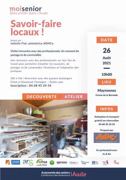 atelier sénior PAIN