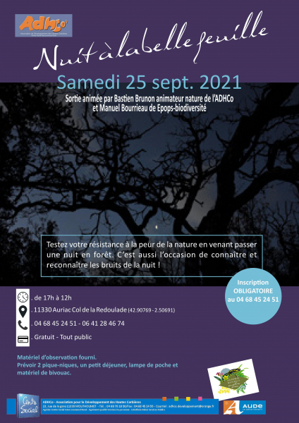 sortie nocturne Auriac